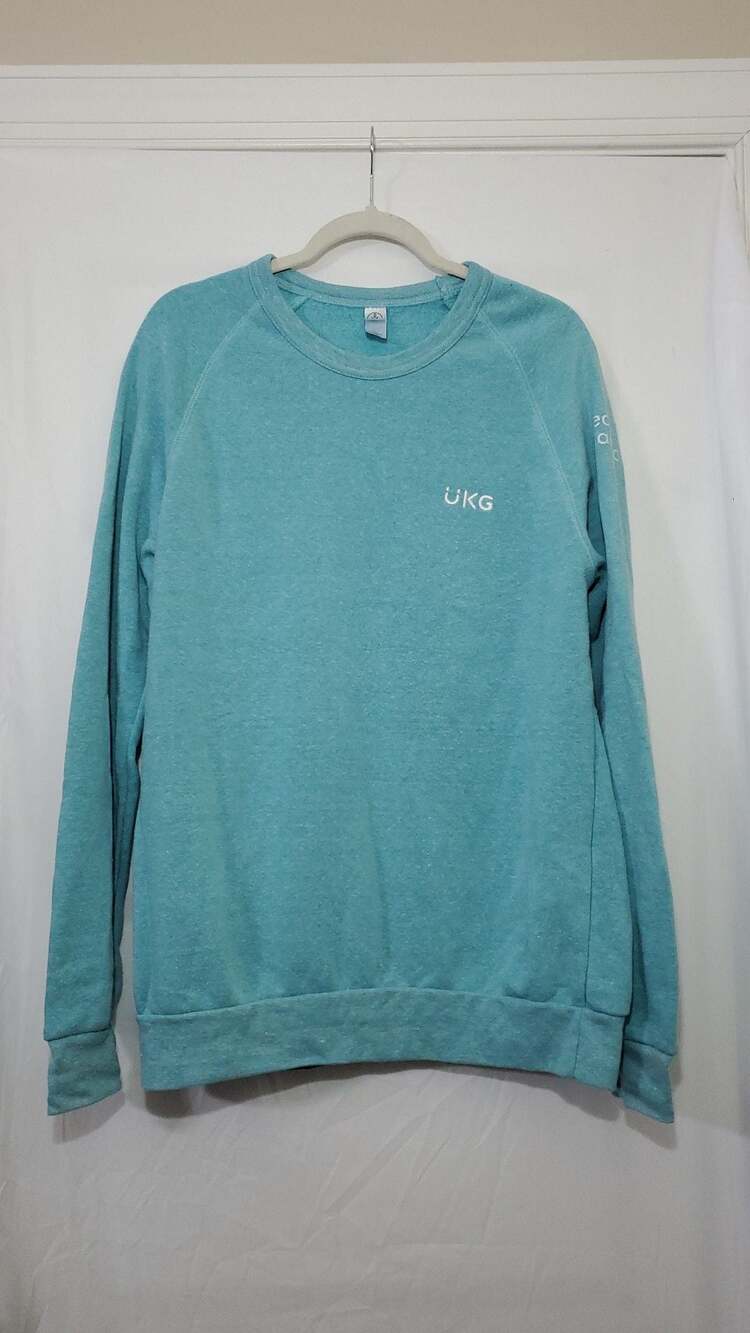Alternative Apparel UKG Team Atlantic Graphic Raglan Sweatshirt Size L